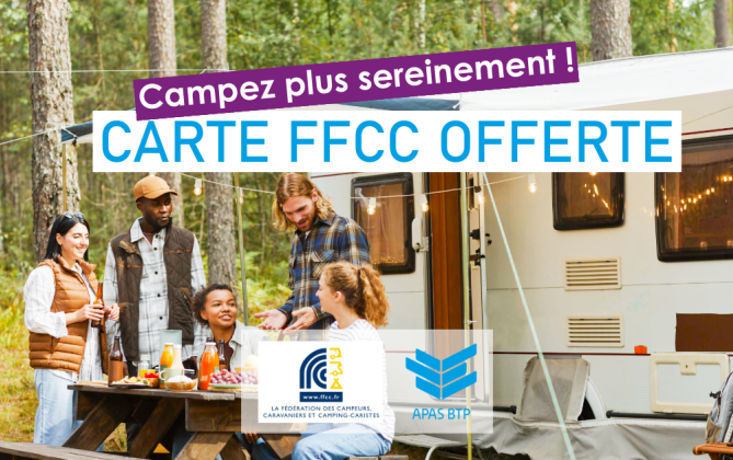 Camping : la carte FFCC