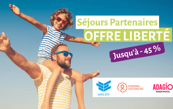 Séjours partenaires : Offre Liberté
