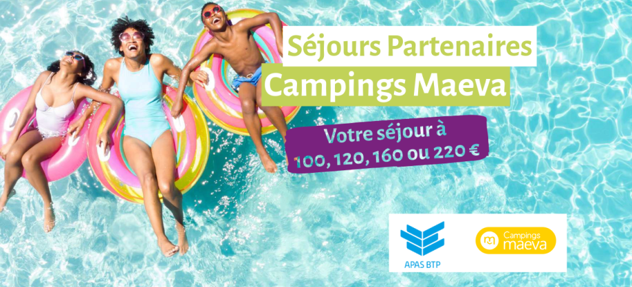 Séjours partenaires : Campings Maeva
