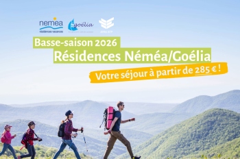 Séjours partenaires : Néméa/Goélia basse saison