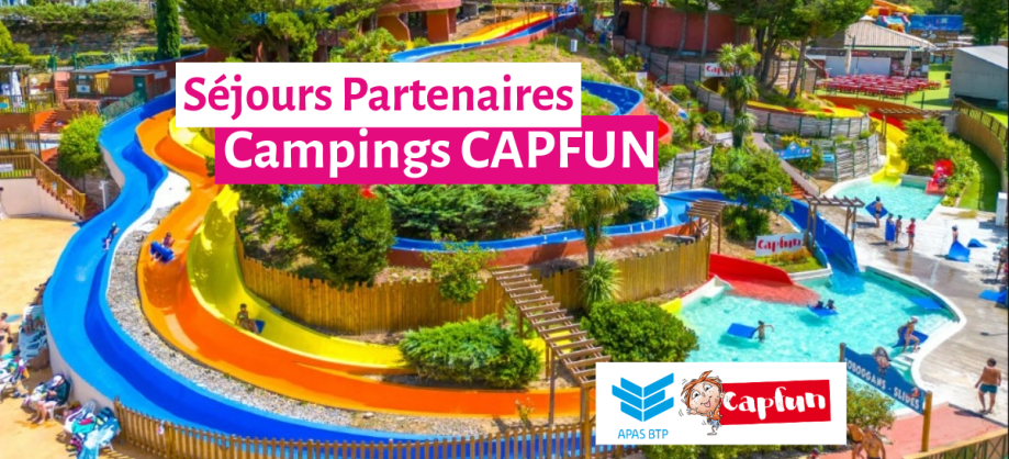 Séjours partenaires : campings CAPFUN
