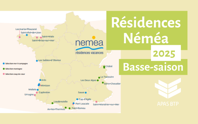 Séjours partenaires : Néméa Basse-saison 