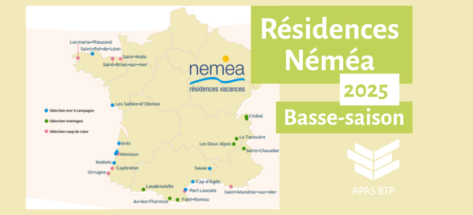 Séjours partenaires : Néméa Basse-saison 