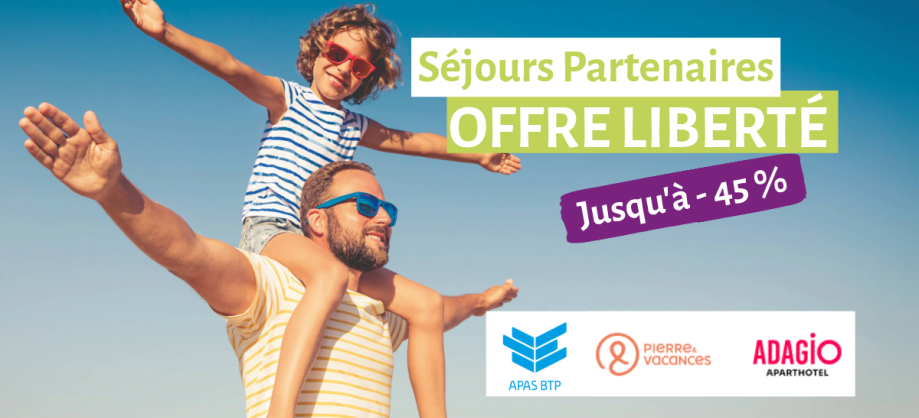 Séjours partenaires : Offre Liberté
