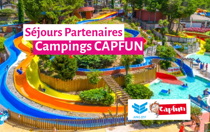 Séjours partenaires : campings CAPFUN