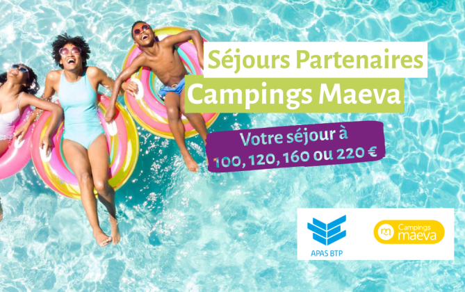 Séjours partenaires : Campings Maeva